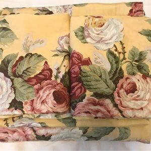 Ralph Lauren Sophie Brooks Queen Sheet Set with King Size Shams